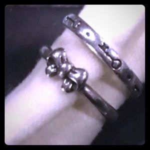 James Avery bow ring size 8 ***reserved for aqua**